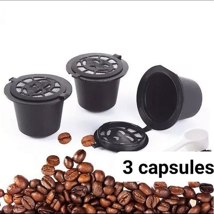 Capsule réutilisable rechargeable compatible Nespresso