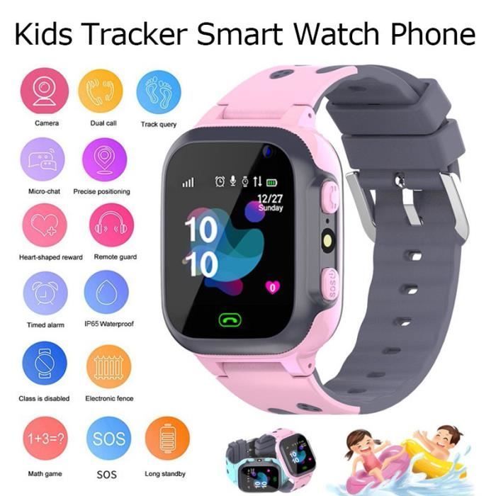 Montre Intelligente Connectée Enfant - Smartwatch Telephone Fille