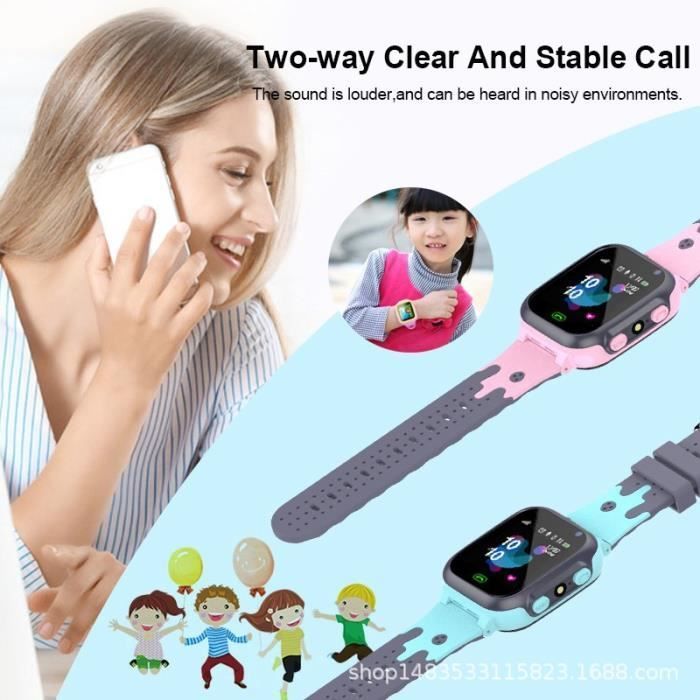 Montre enfant GPS | Montre connectée téléphone fille