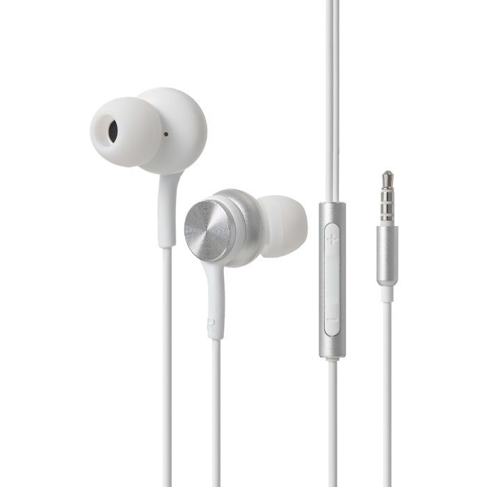 Écouteurs intra-auriculaires en métal HIFI modèle: 8474 (blanc)