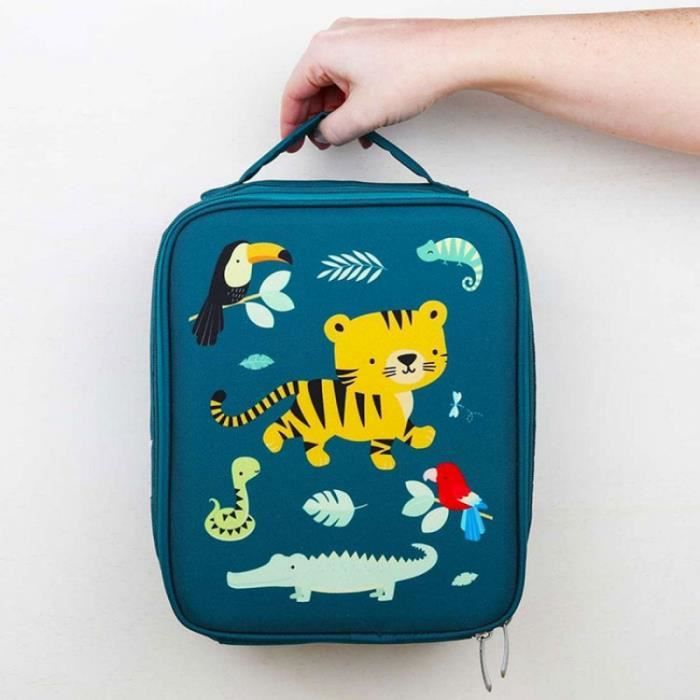 A LITTLE LOVELY COMPANY Sac isotherme enfant Tigre