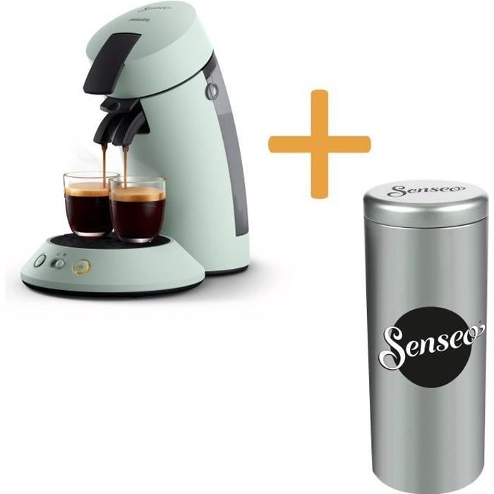 Machine à café dosette SENSEO ORIGINAL+ Philips CSA210/23, Booster  d'arômes, Crema plus (mousse plus dense), 1 ou 2 tasses, Menthe sur  marjanemall aux meilleurs prix au Maroc