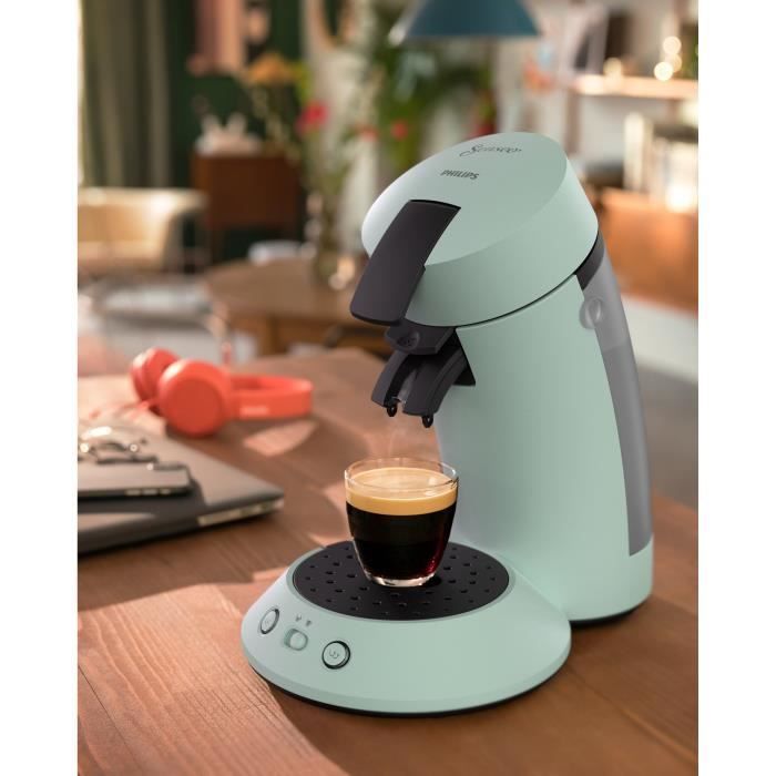 Machine à café dosette SENSEO ORIGINAL+ Philips CSA210/23, Booster  d'arômes, Crema plus (mousse plus dense), 1 ou 2 tasses, Menthe sur  marjanemall aux meilleurs prix au Maroc