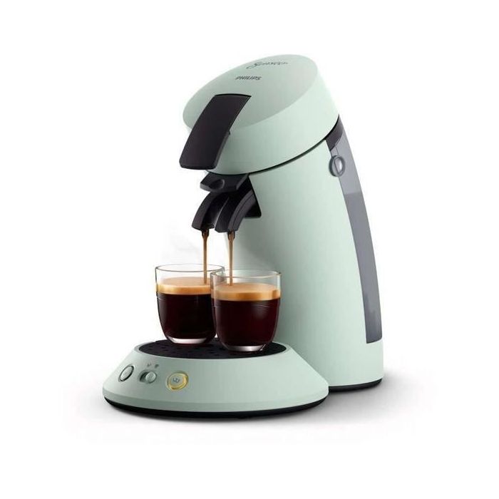 Machine a café dosette SENSEO ORIGINAL+ Philips CSA210/23, Booster  d'arômes, Crema plus (mousse plus dense), 1 ou 2 tasses, M…