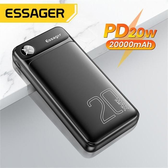 Chargeur de batterie externe portable 20W de 20000 mAh, pour iPhone, power  bank, portable, charge rapide