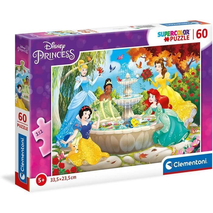 Clementoni - 60 pièces - Princesses sur marjanemall aux meilleurs