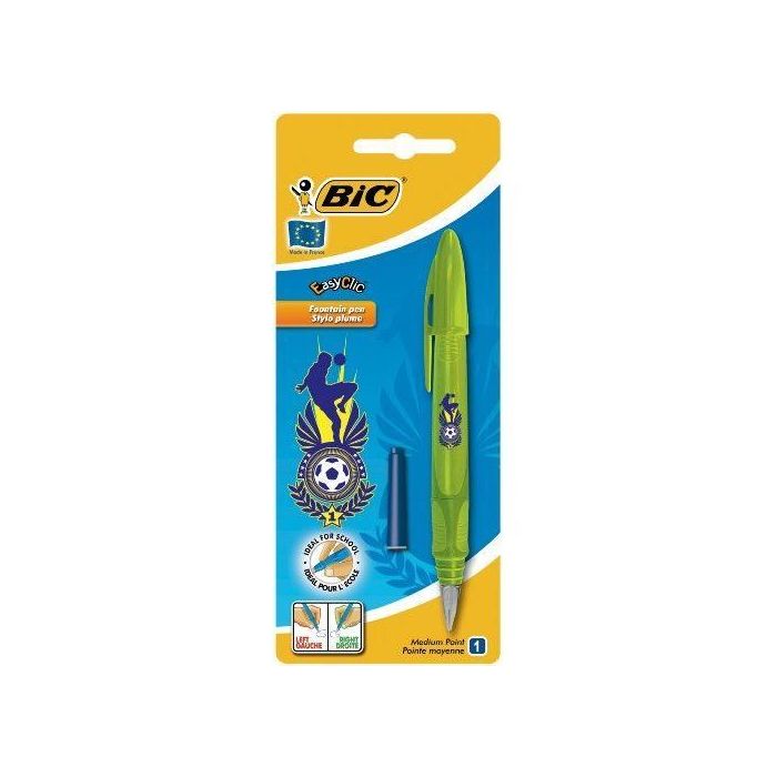 BIC EasyClic Standard - Stylo plume encre bleue - disponible dans