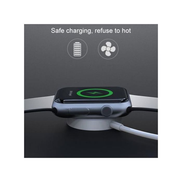 Chargeur magnétique sans fil compatible avec iWatch pour Apple Watch Series  7/6/5/4/3/