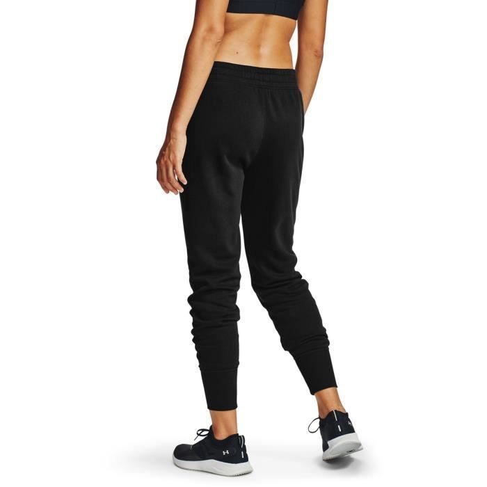 Pantalon de jogging femme Under Armour Rival Fleece - noir/blanc/blanc - XXL
