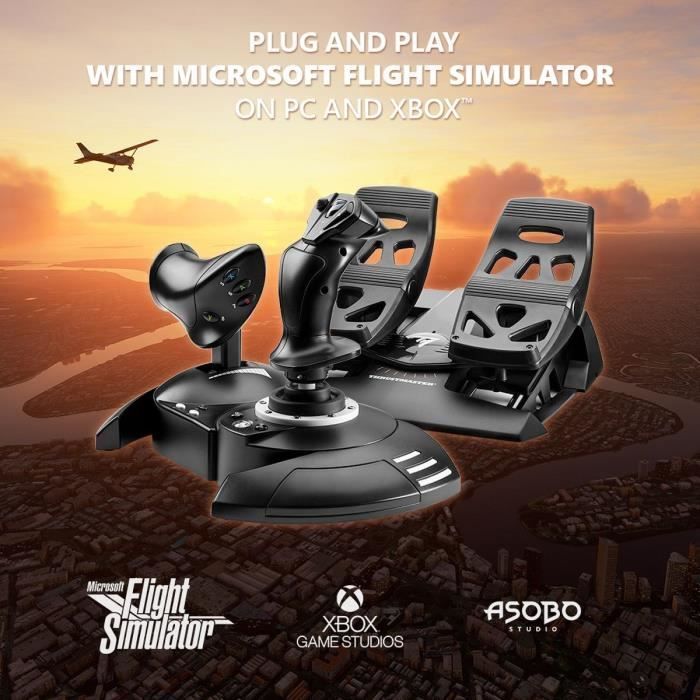 Kit complet pour Simulation de Vol - THRUSTMASTER - T. Flight Full Kit X -  Xbox One / Xbox Series X et S / Windows 10 sur marjanemall aux meilleurs  prix au Maroc