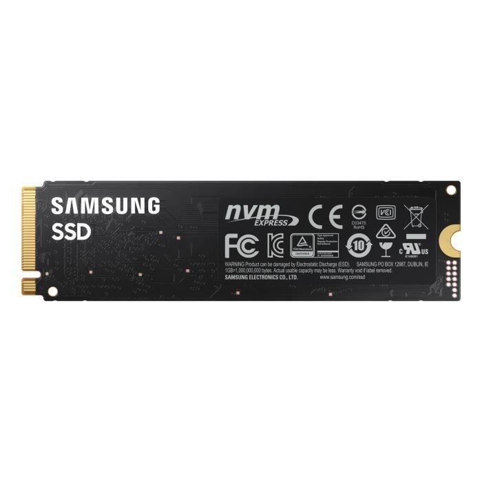 SAMSUNG - SSD Interne - 980 - 500Go - M.2 NVMe (MZ-V8V500BW) sur