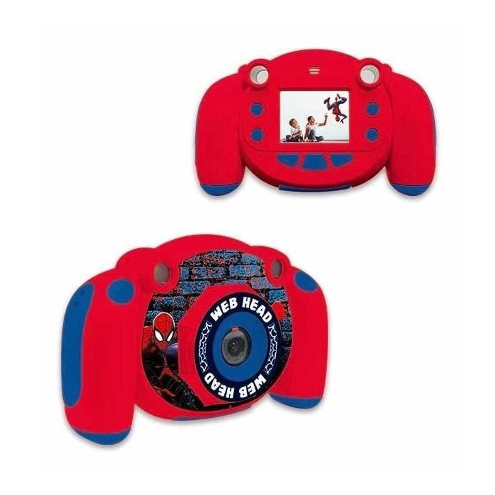 Appareil photo numérique enfant Spiderman - LEXIBOOK - Ecran LCD 2 pouces -  Grand angle 100 degrés - Rouge