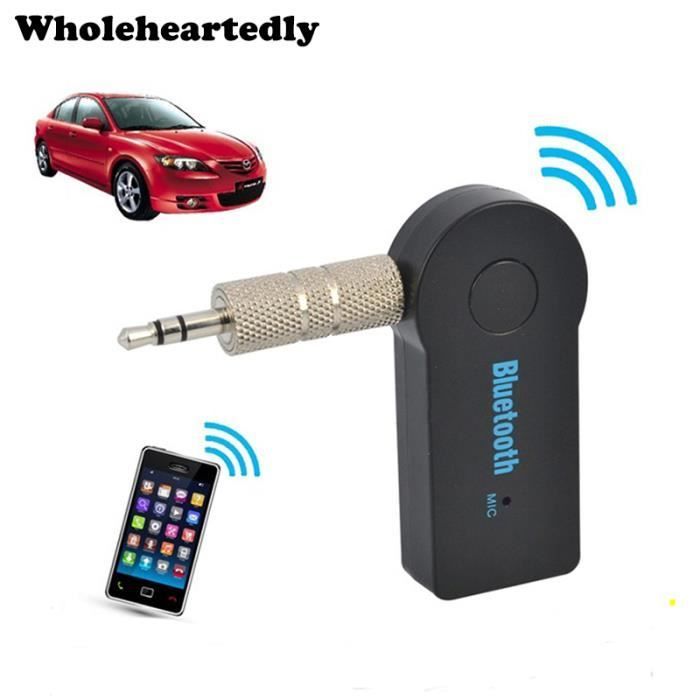 Sans fil Bluetooth 3.5mm Aux Audio Stéréo Musique Home Voiture Récepteur  Adaptateur Nouveau
