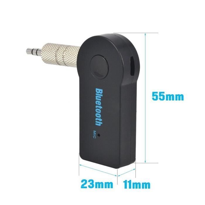 Bluetooth AUX Audio Musique Récepteur De Voiture Kit Sans Fil Haut-Parleur  