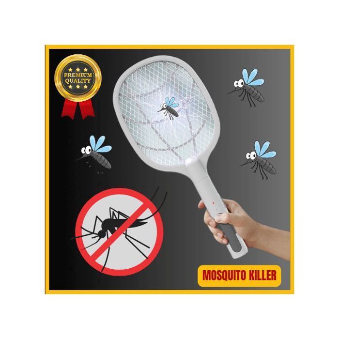 Anti moustique electrique, Raquette anti moustique rechargeable