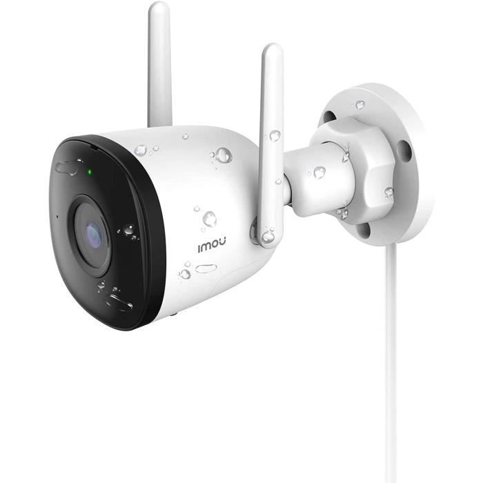 Imou Caméra de Surveillance WiFi Extérieure, 4MP WiFi 2.4 GHz Étanche avec  Vision Nocturne de 30m