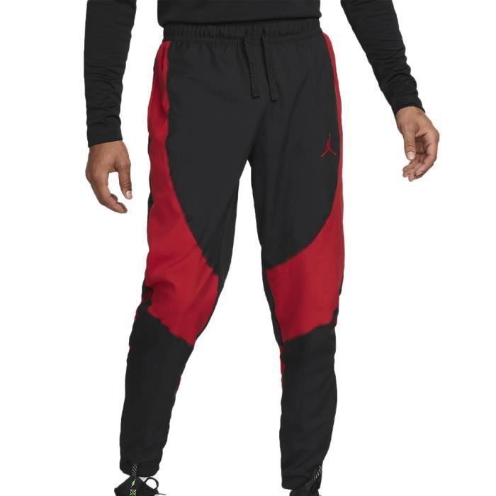 Jogging Noir/Rouge Homme Nike Jordan Sport Woven