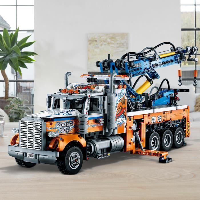 LEGO® 42128 Technic Le Camion de Remorquage Lourd Camion Jouet avec Grue,  Jouet de Construction pour Enfants sur marjanemall aux meilleurs prix au  Maroc