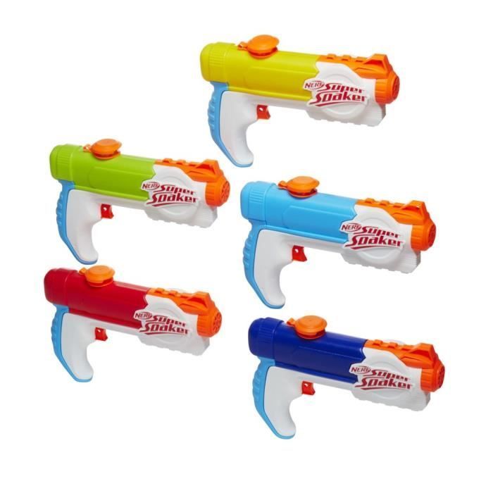 Pistolets à eau Nerf Super Soaker Multipack Piranha - Pack de 5 - Pour  Enfants et Adultes - À