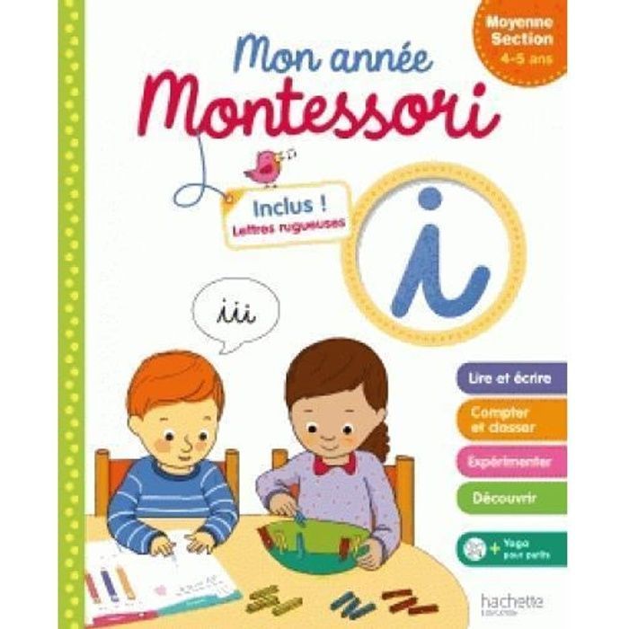 Livre - mon annnée Montessori ; moyenne section sur marjanemall