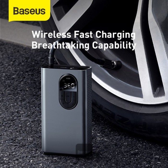 Baseus – Mini Pompe À Air Électrique Portable, Pour Pneus De