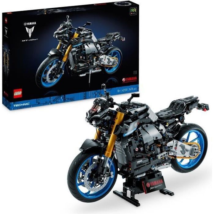 LEGO Technic 42159 Yamaha MT-10 SP, Kit de Maquette de Moto pour Adultes,  Cadeau Motard