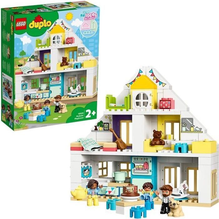 LEGO® 10929 DUPLO Town La Maison Modulable 3-en-1, Maison de Poupée pour  Garçons et Filles 2 ans et plus, Figurines et Animaux sur marjanemall aux  meilleurs prix au Maroc