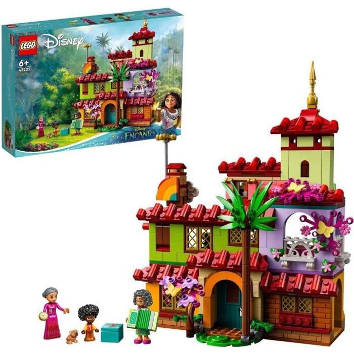 LEGO 43202 Disney La Maison Madrigal, Jouet, avec Figurines du Film Encanto  et Mini-Poupées, Idée