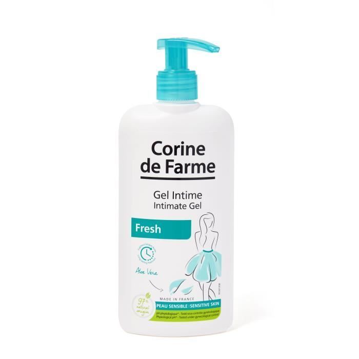 Corine de Farme, Gel Intime Fraicheur, Parfum Délicat, Toilette Intime  Peaux Sensibles, Nettoie en Douceur