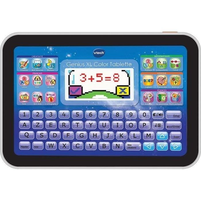 VTECH - Genius XL Color - Tablette Éducative Enfant - Noire sur
