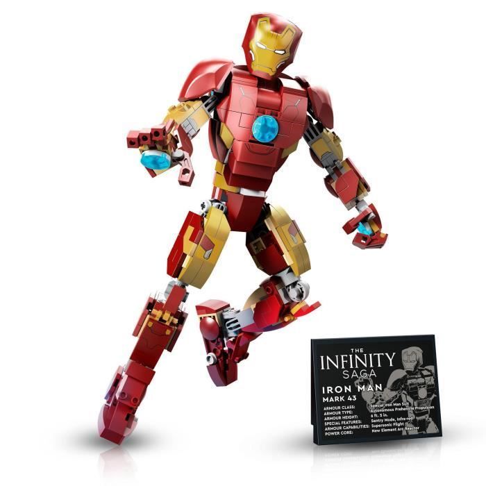 LEGO® 76206 Marvel L'Armure Articulée d'Iron Man, Figurine Collectionner,  dès 9 ans Avengers: Age Of Ultron, Set Infinity Saga sur marjanemall aux  meilleurs prix au Maroc