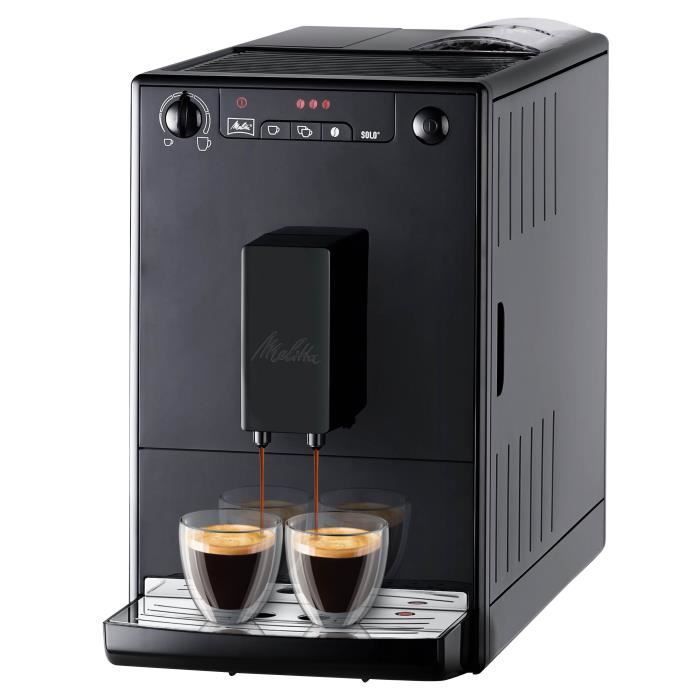 Machine à Café broyeur à Grain MELITTA Solo - Pure Black