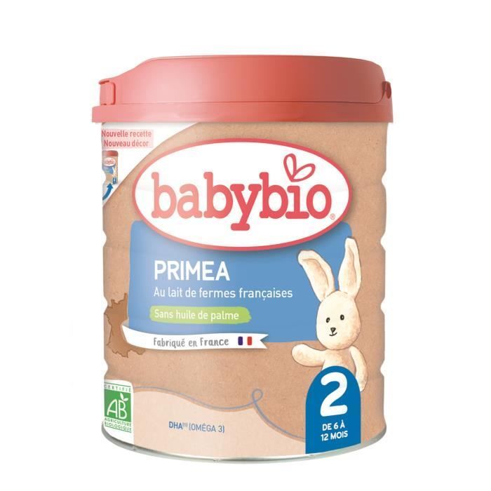 Babybio Priméa 2 lait de suite parapharmacie bio maroc
