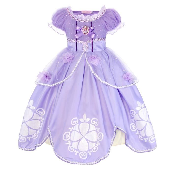Jurebecia Filles Robe Princesse Habiller Costume Enfants Cosplay