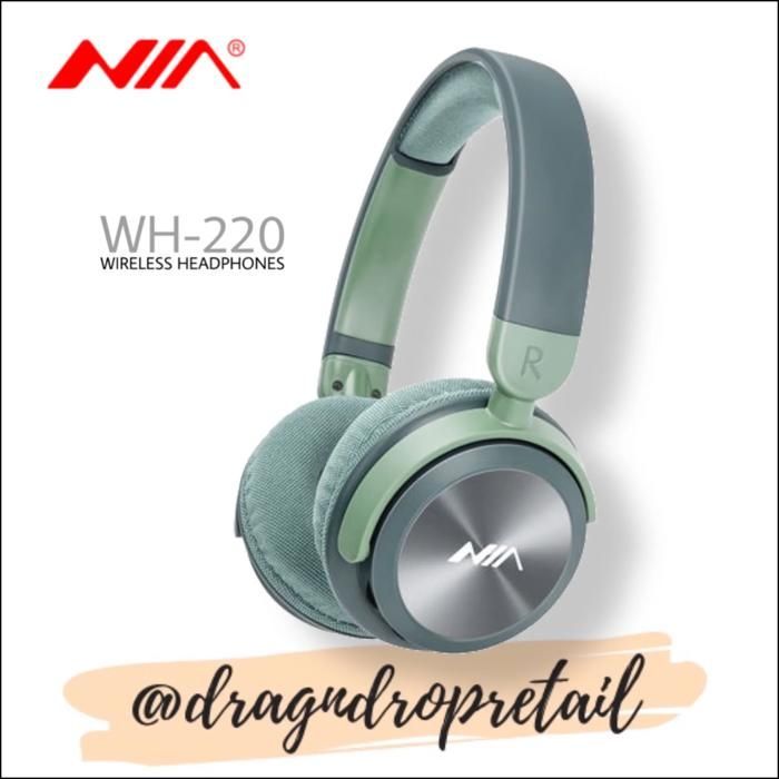 NIA WH-220 casque d'écoute sans fil Bluetooth sur l'oreille 4 en 1 carte