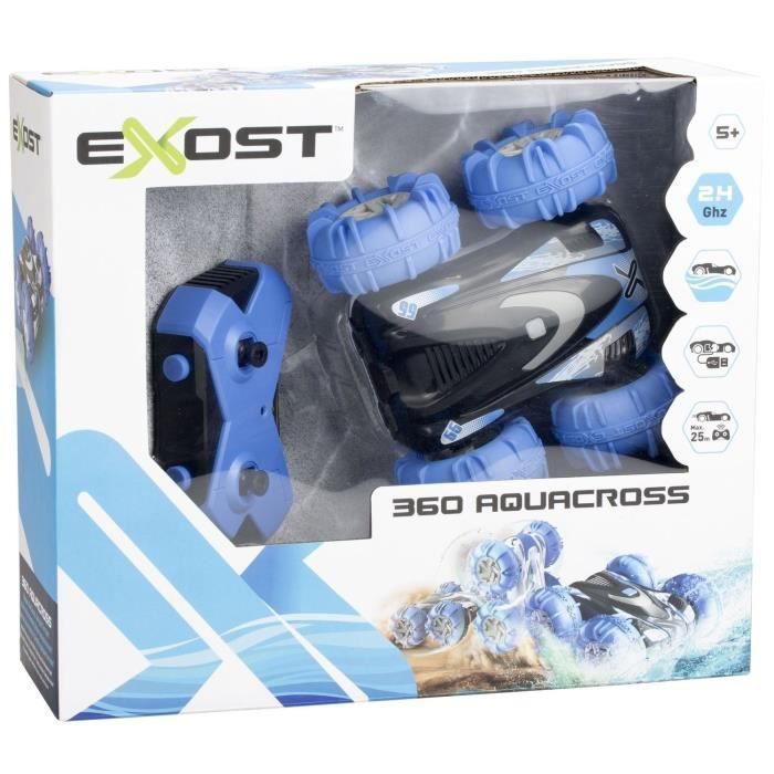 EXOST 360 AQUACROSS - Voiture télécommandée Amphibie - Tout terrain -  Batterie rechargeable USB pour la voiture - Dès 5 ans sur marjanemall aux  meilleurs prix au Maroc