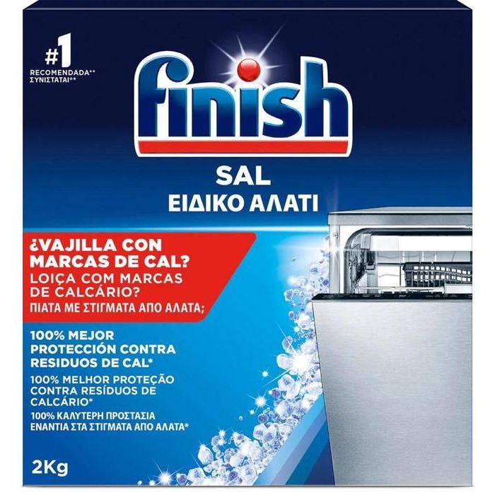 Finish sel régénérant pour lave vaisselle 2 kg.Supermarché épicerie en  ligne Maroc ,Tanger,Casablanca.