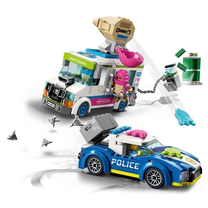 LEGO® 60314 City La Course-Poursuite du Camion de Glaces, Jouet Voiture  pour Enfants +5 Ans, avec Véhicule d'Interception sur marjanemall aux  meilleurs prix au Maroc
