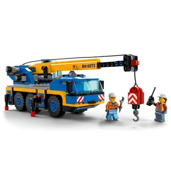 LEGO® 60324 City Great Vehicles La Grue Mobile Set de Véhicules de  Construction, Camion Jouet pour Filles et Garçons dès 7 ans sur marjanemall  aux meilleurs prix au Maroc