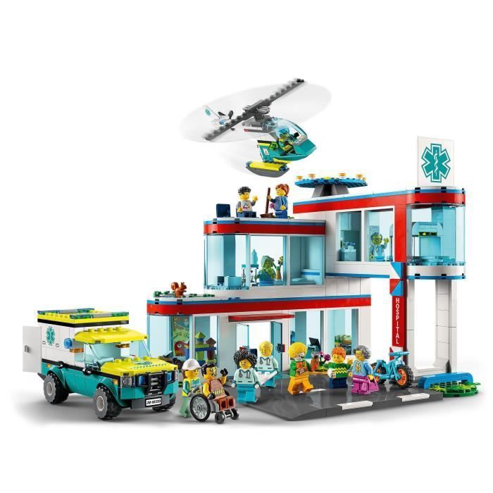 LEGO® 60330 City L'Hôpital, Set de Construction, Jouet Camion d