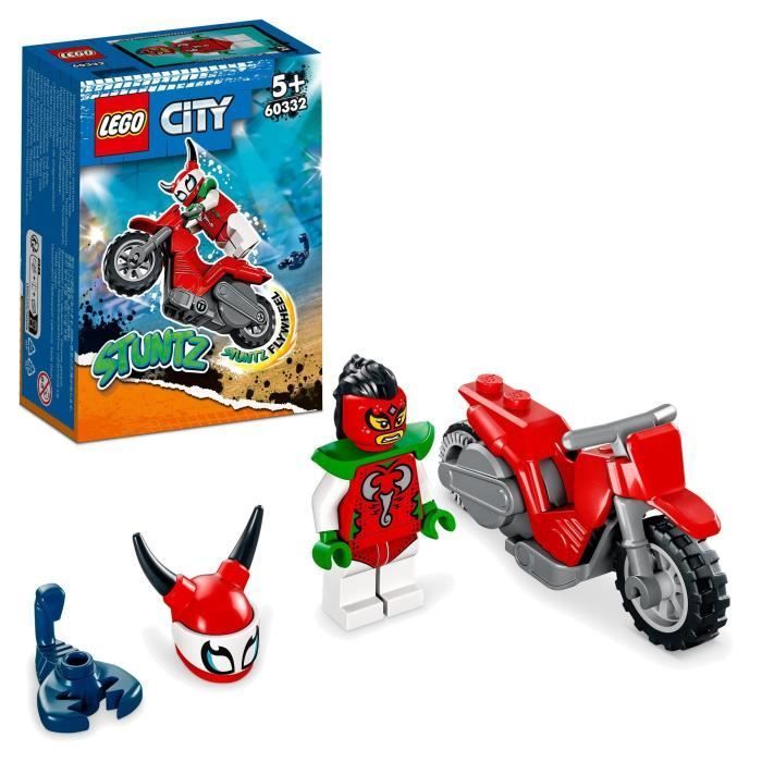 LEGO® 60332 City Stuntz La Moto de Cascade du Scorpion Téméraire