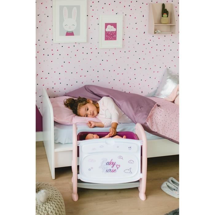 SMOBY Baby Nurse Nursery Electronique + Poupon Pipi - 24 Accessoires sur  marjanemall aux meilleurs prix au Maroc