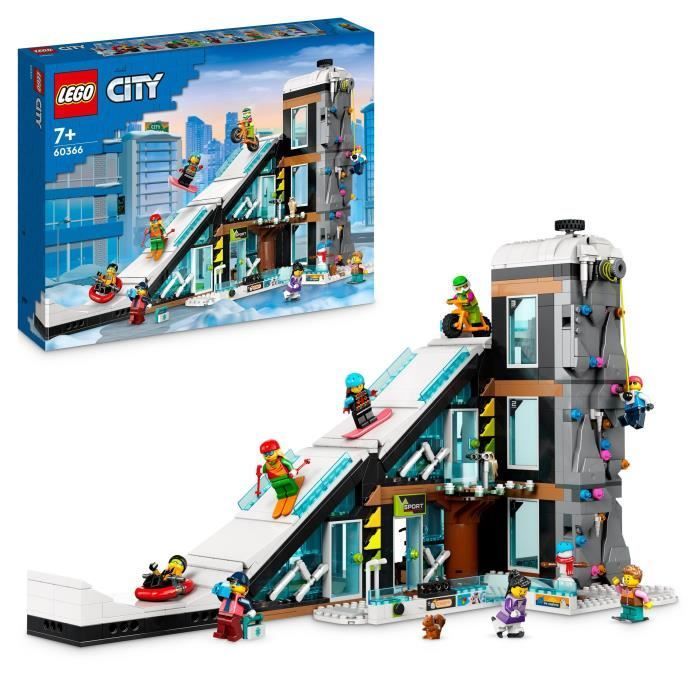 LEGO® City 60366 Le Complexe de Ski et d'Escalade, Jouet de