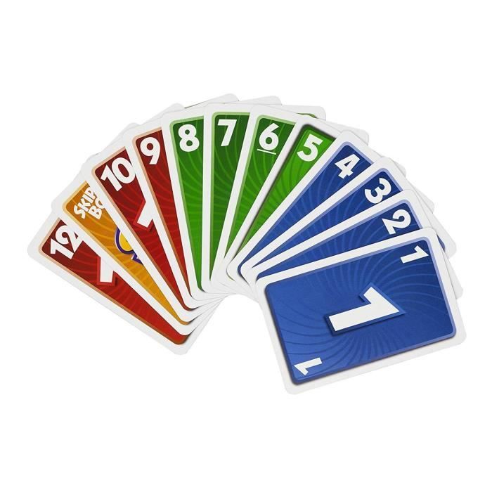 Jeu de Cartes SKIP-BO - MATTEL GAMES - Pour 2 à 8 joueurs - Dès 7 ans
