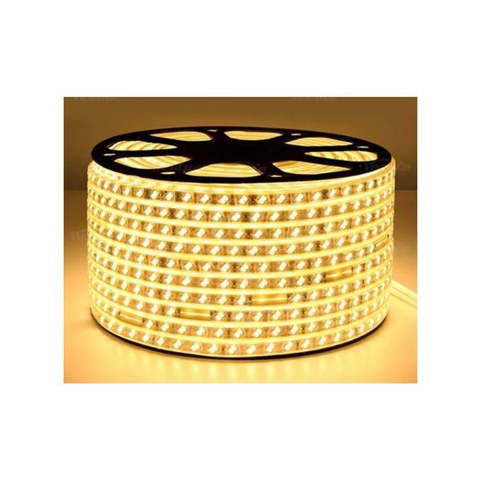 Ruban Led Strip LED bande double JAUNE, flexible, étanche, (2m) +