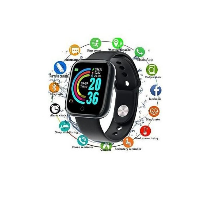 Smart Watch FitPro Y68 - Montre connectée avec écran tactile et