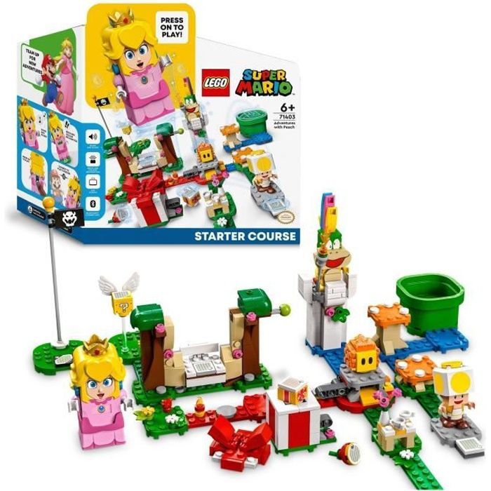 LEGO Super Mario 71403 Pack de Démarrage Les Aventures de Peach, Jouet,  Figurine Interactive sur marjanemall aux meilleurs prix au Maroc