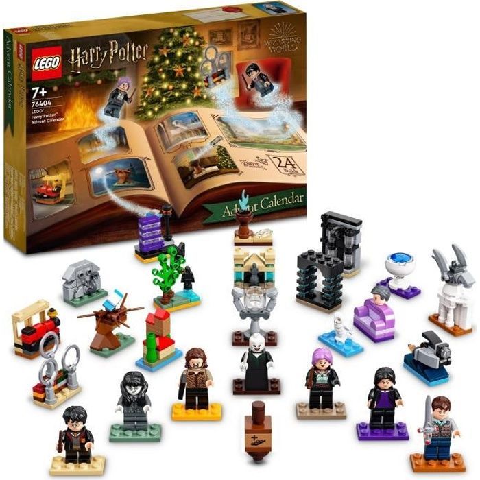 LEGO Harry Potter 76404 Le Calendrier de l'Avent 2022, 24 Mini