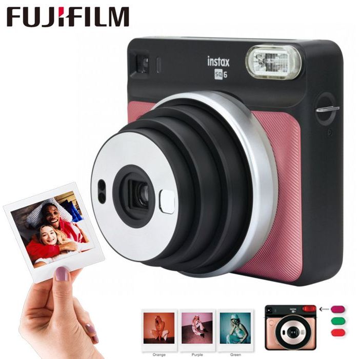 Appareil photo instantané Fujifilm INSTAX SQ6 GRAPHITE à impression  instantanée format 62 x 62mm