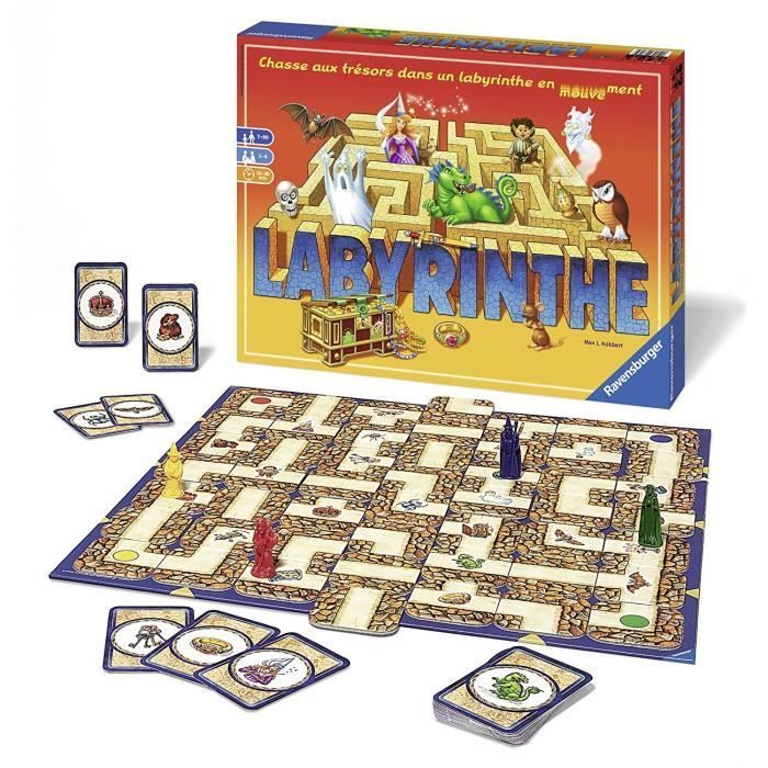 Labyrinthe Ravensburger : King Jouet, Jeux de stratégie Ravensburger - Jeux  de société